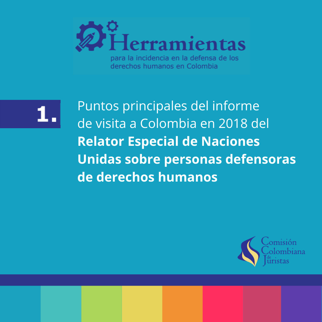 Imagen 2 de Herramientas para la incidencia en la defensa de los derechos humanos en Colombia